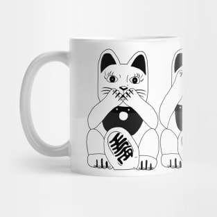 Three Smart Cats Mug